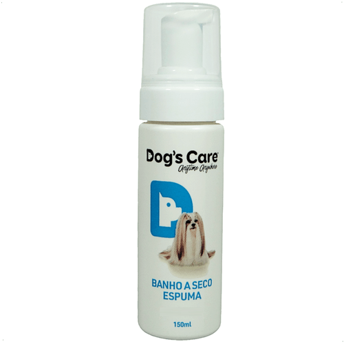 BANHO A SECO ESPUMA DOGS CARE 150ML PARA CÃES E GATOS